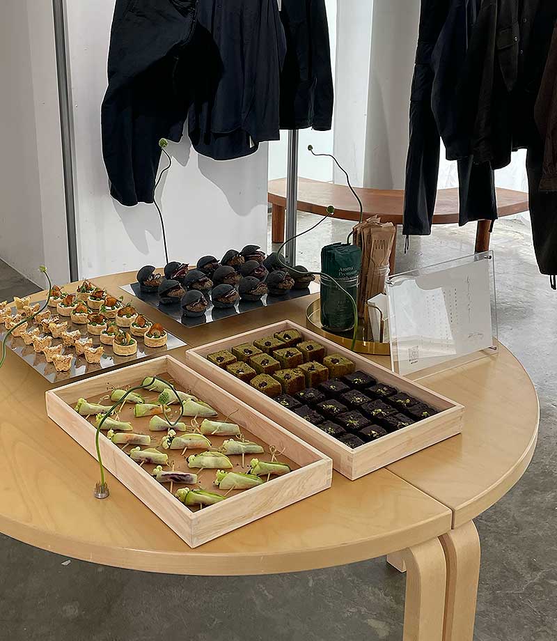 アパレル企業様 秋冬展示会の写真